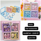 2906-B labubu hair accessories 12pcs