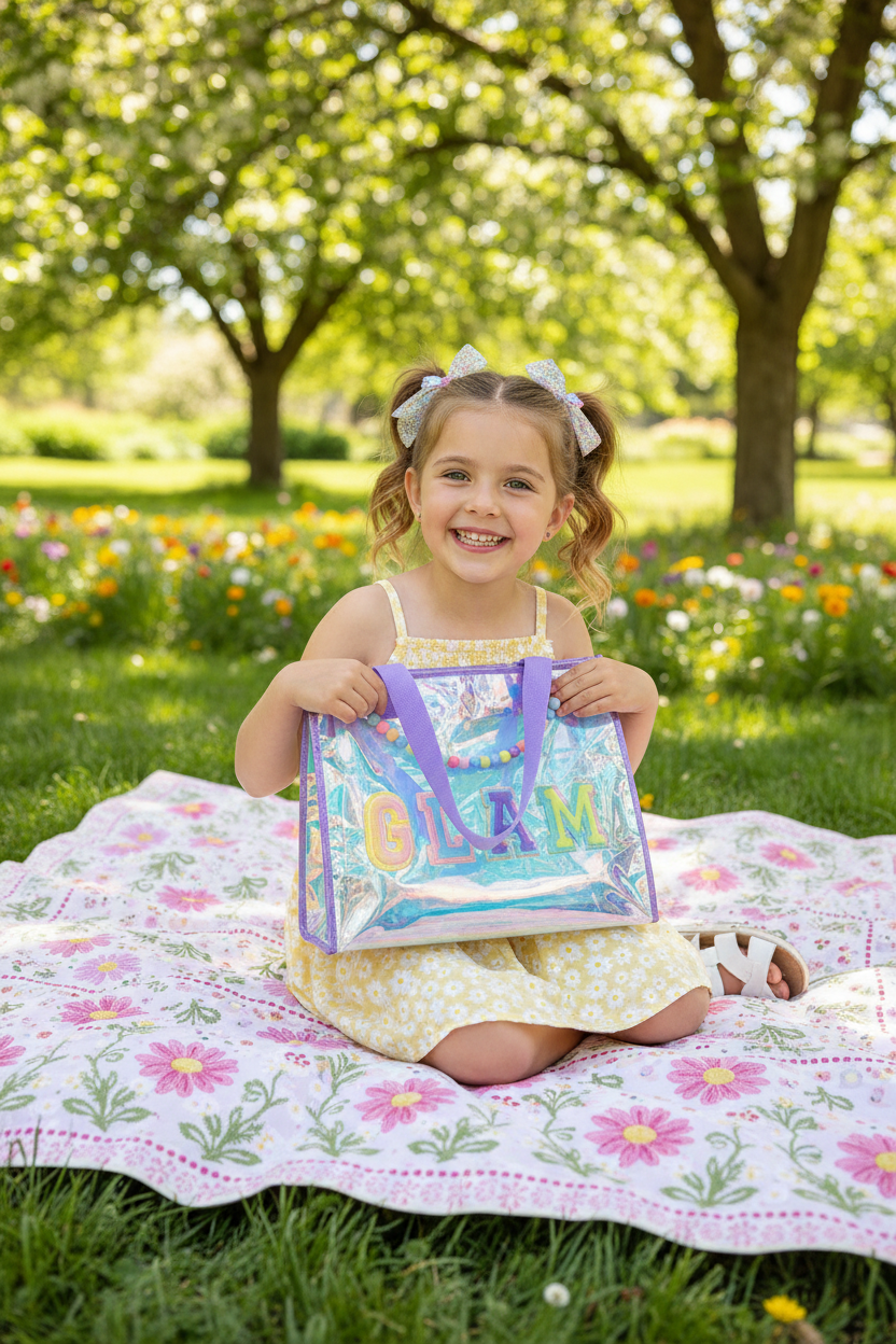 Holographic PVC Tote Bag