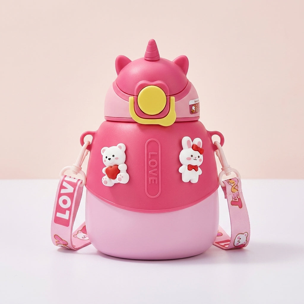 Pink Steel Bottle — Bottles & Lunch