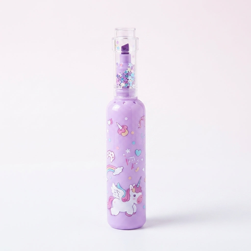 Unicorn Bottle Highlighter (24pcs Box — School & Stationery