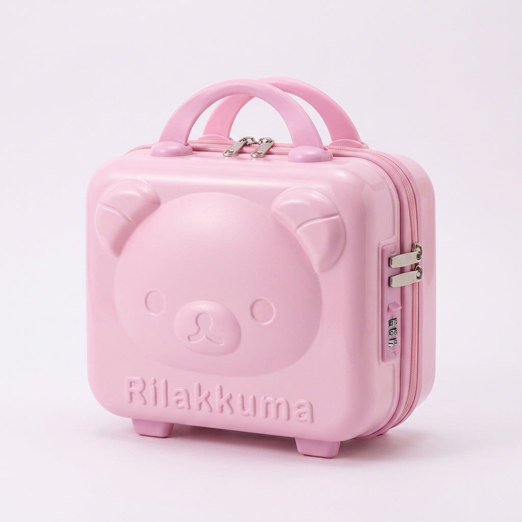 Pink Suitcase With Lock — Bags & Luggage