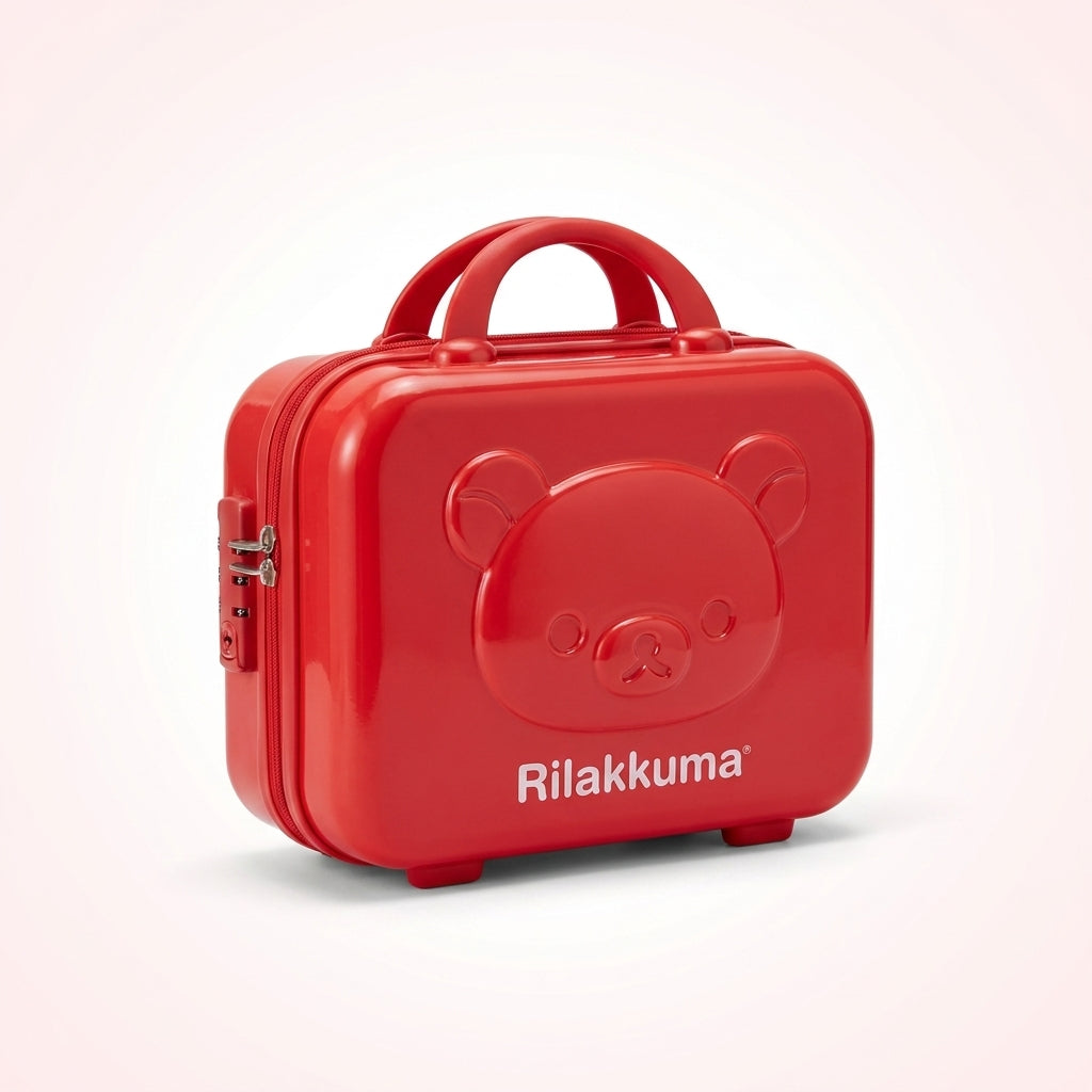 Red Suitcase With Lock — Bags & Luggage