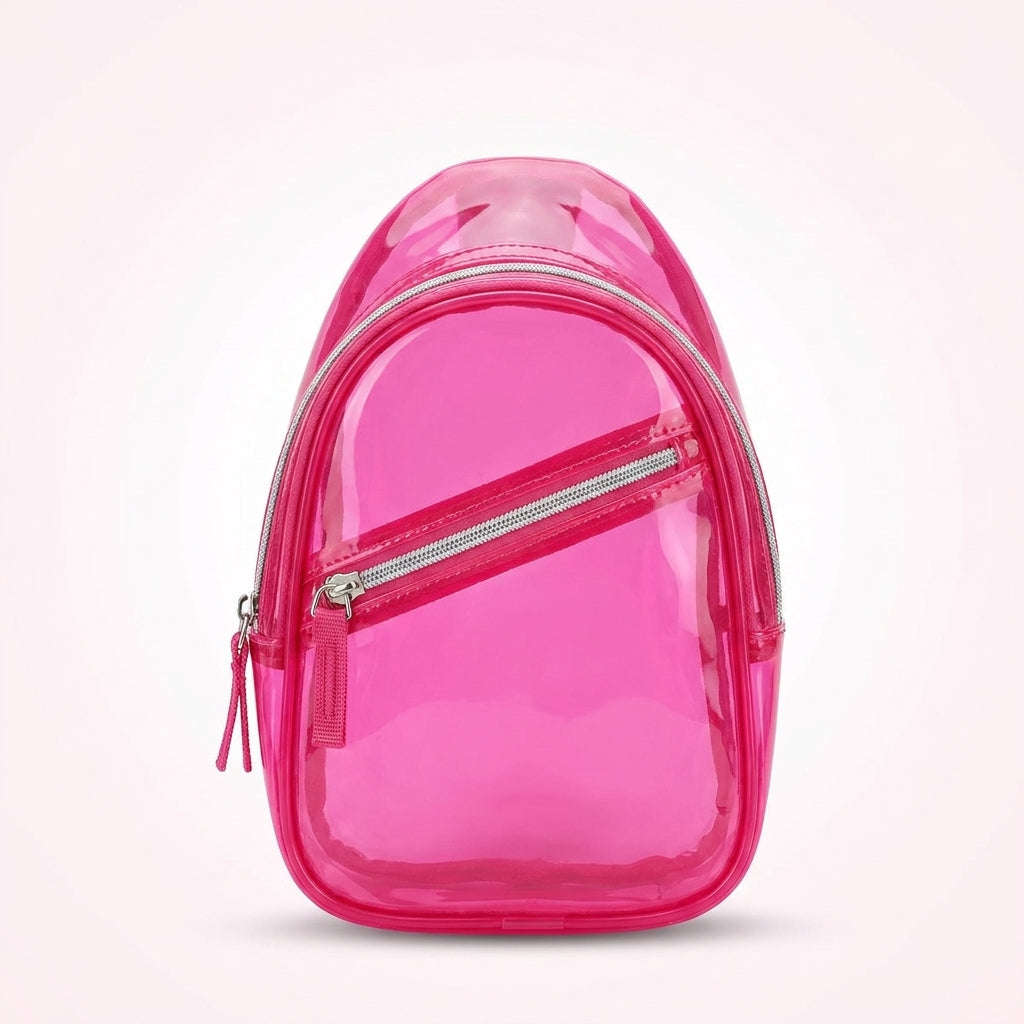 Pink Transparent Chest Bag — Bags & Luggage