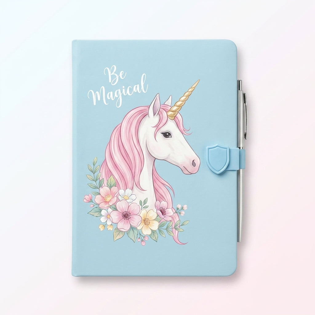 Unicorn Lock Diary — School & Stationery