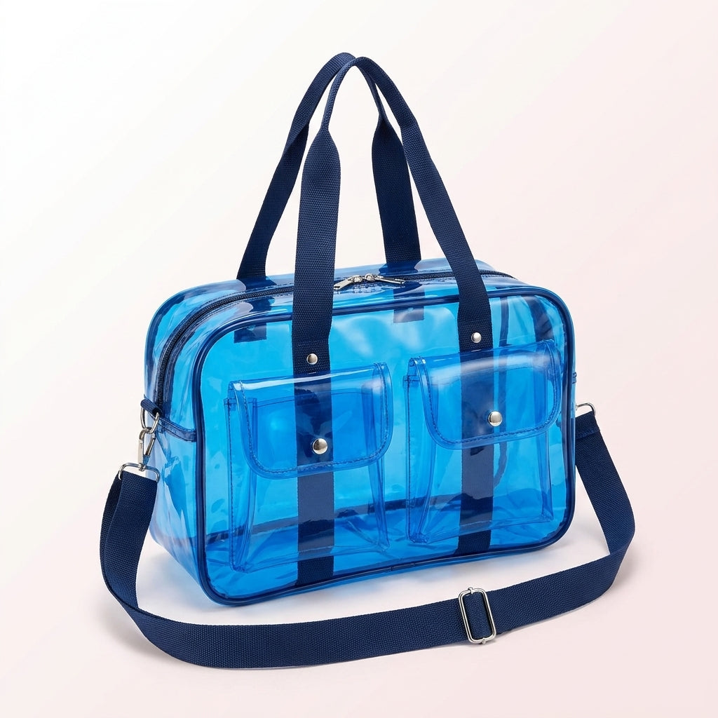 Blue Transparent Bag — Bags & Luggage