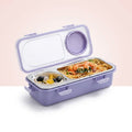 Insulated Lunch Box 2 Grid — Bottles & Lunch