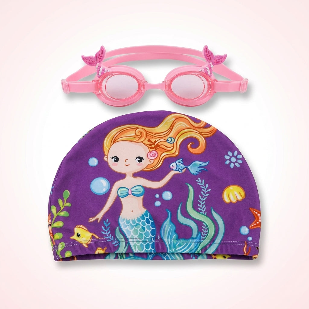 2312 Swimming Cap With Goggles — product photo