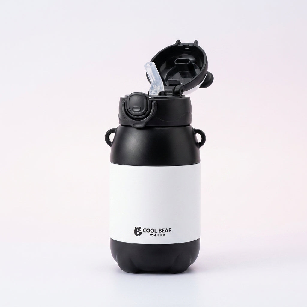 Black Steel Bottle — Bottles & Lunch